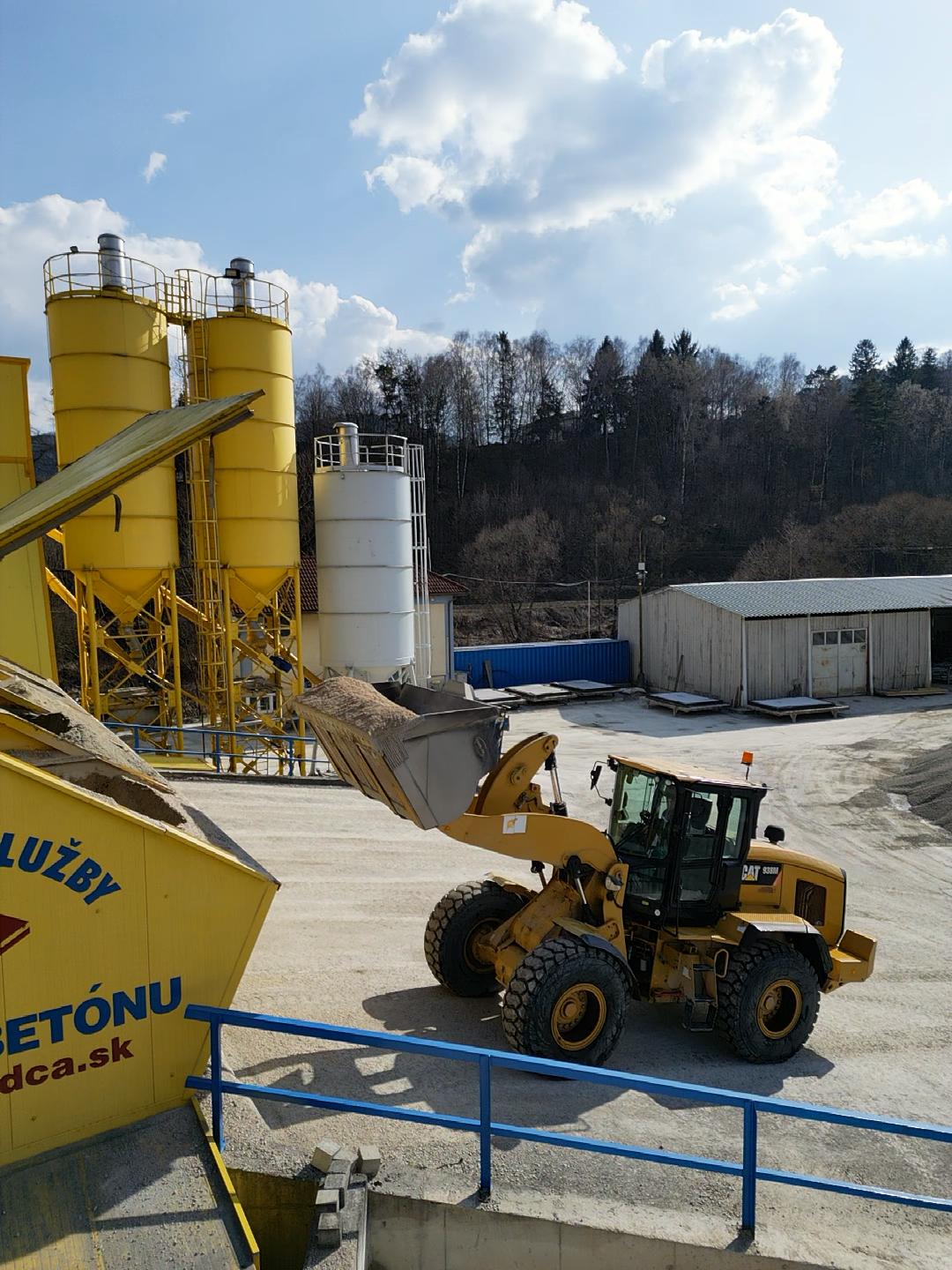 Betonáreň — výroba betónu